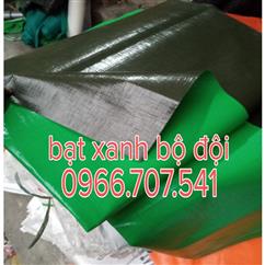 Bạt nhựa xanh bộ đội