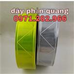 Dây Phản Quang Nhựa Màu Trắng Bạc
