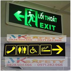 Đèn exit lối thoát chỉ trái