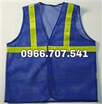 Áo lưới phản quang xanh dương