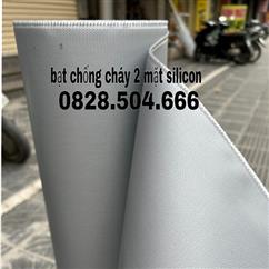Vải chống cháy silicone