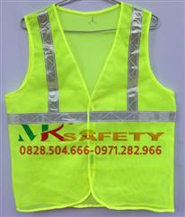 Áo lưới phản quang xanh chuối