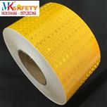 Cuộn dán phản quang vàng bản 10cm
