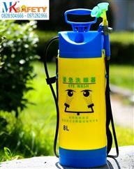 Bình rửa mắt khẩn cấp 8L có đồng hồ