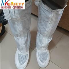Giày cao cổ phòng sạch mặt lưới