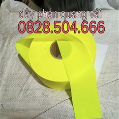 Dây phản quang vải màu vàng chuối