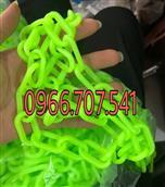 Dây xích nhựa màu xanh nõn chuối