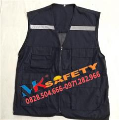 Áo gile túi hộp tím than MK08
