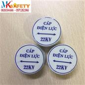 Mốc sứ báo hiệu cáp 22kv
