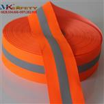 Dây phản quang vải 5cm màu cam