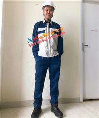 Quần áo bảo hộ pha màu đẹp MK013