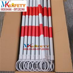 Thanh chắn cọc tiêu trắng đỏ - vàng đen
