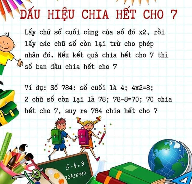 chia cho 7