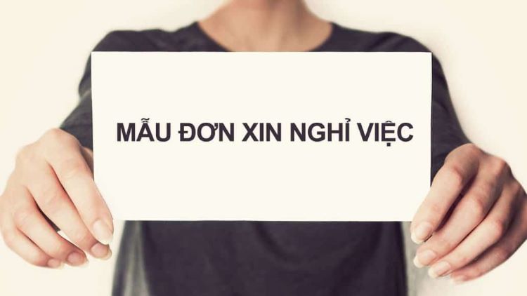 Mẫu đơn xin nghỉ việc viết tay