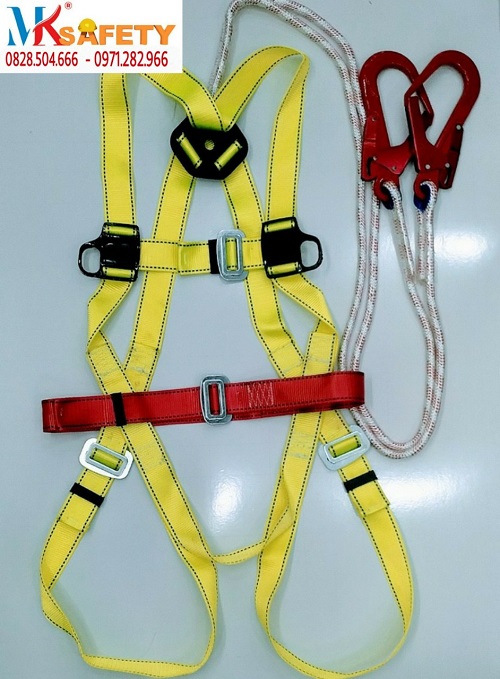 Dây an toàn toàn thân 2 móc thừng ( chống sốc )