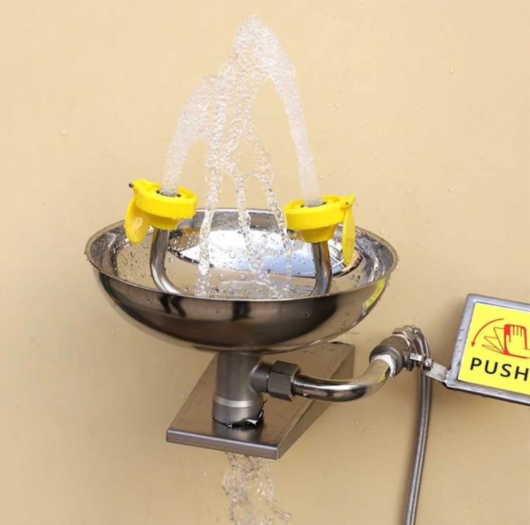 Bồn rửa mắt khẩn cấp gắn tường