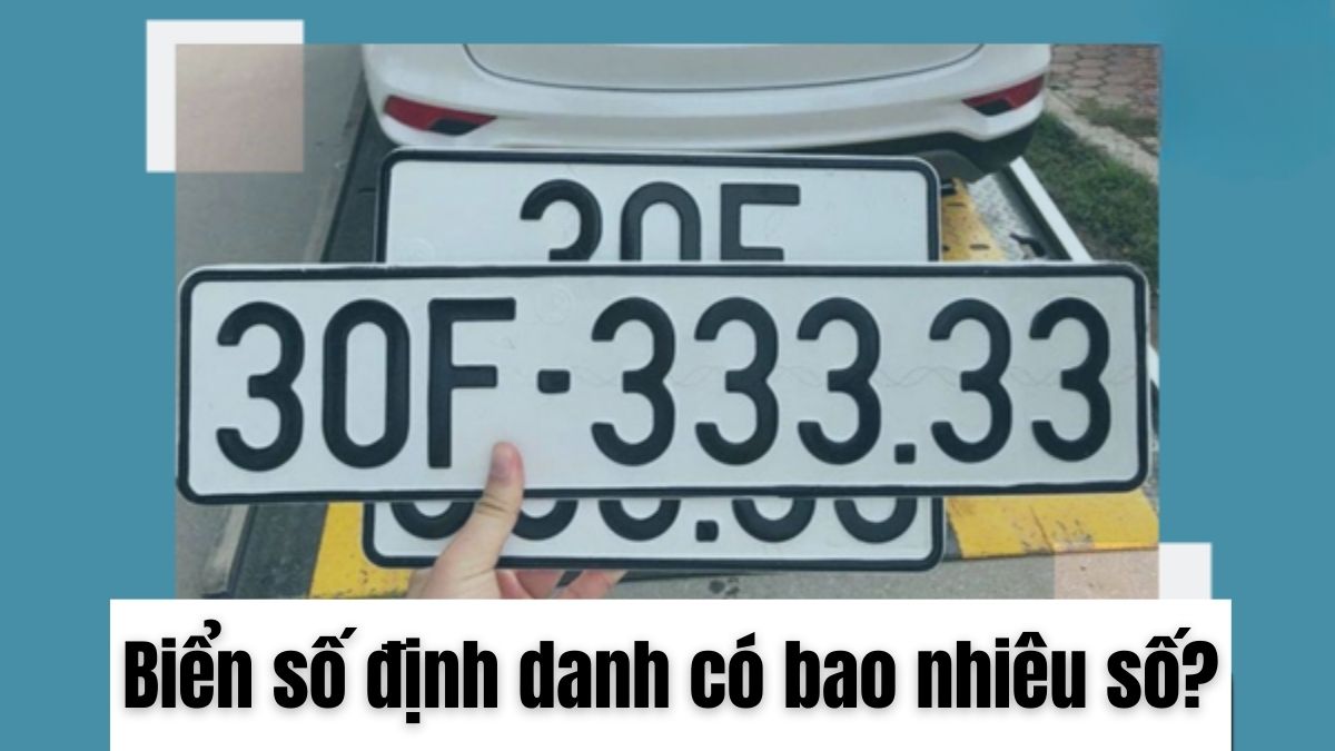 Biển số xe máy định danh